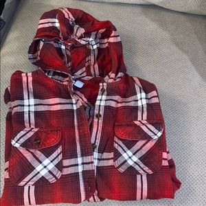 Carhartt Flannel with Hood!!